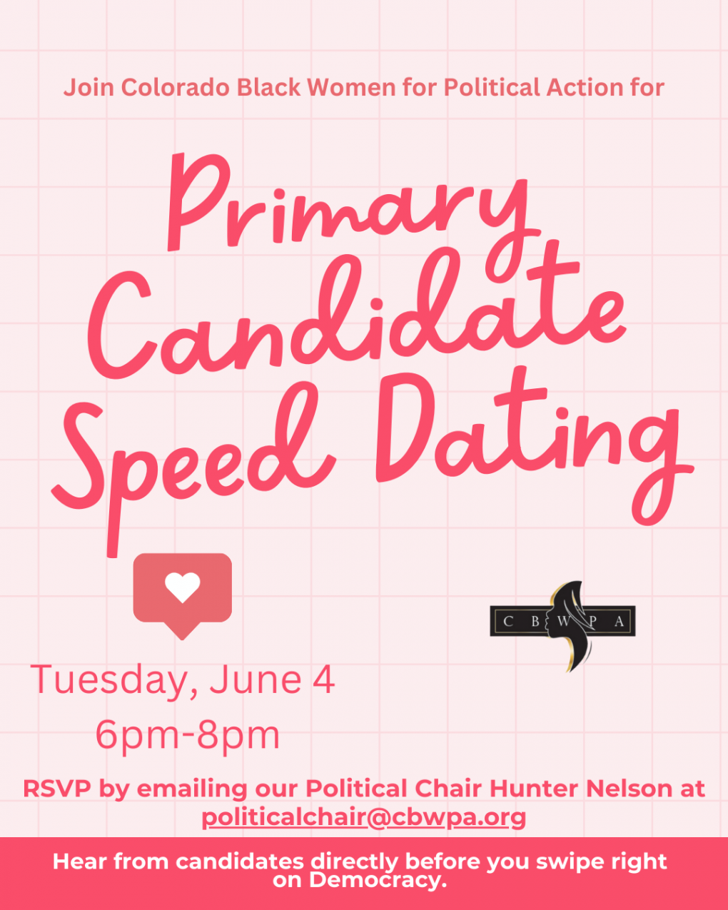 Colorado Black Women For Political Action Candidate Speed Dating 2024